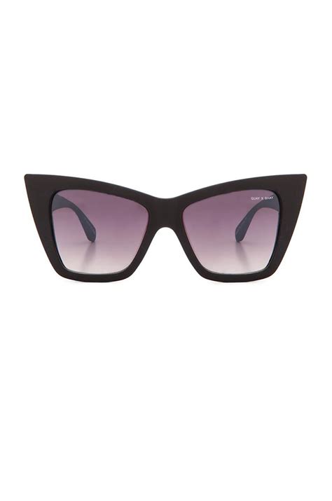 Quay x Shay Mitchell Vesper Sunglasses in Black.